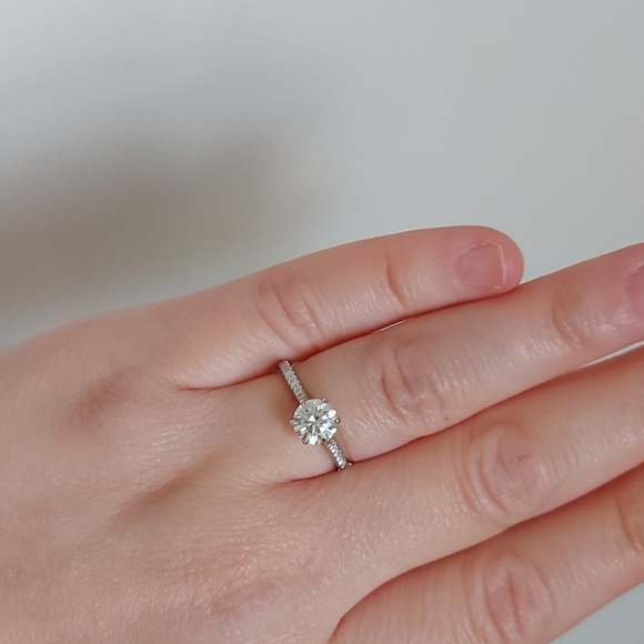 1 Carat Moissanite Ring - Picture 5 of 16